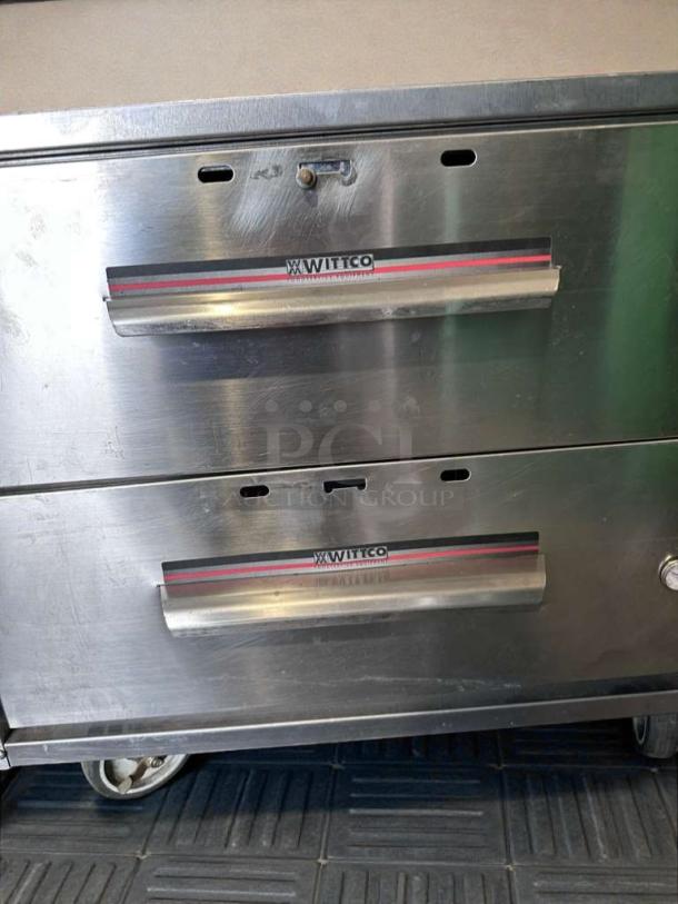 WITCO Commercial Double Drawer Warmer, stainless steel, NSF listed, top-tier condition, fully tested, model WIT-M-WARM-0489.