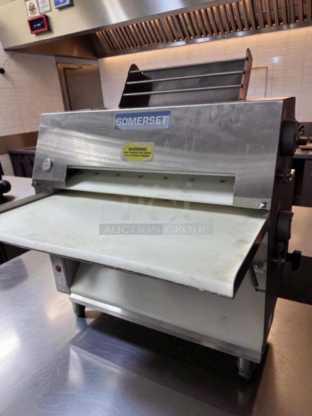 Somerset CDR-2000 dough roller in outstanding condition, 115V, ETL & NSF listed. Fully tested, operational.