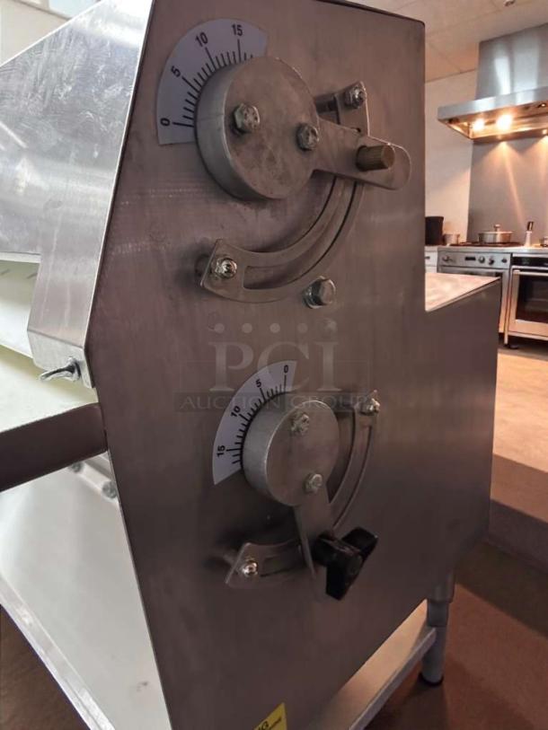 Somerset CDR-2000 dough roller in outstanding condition, stainless steel, ETL & NSF listed, tested and operational, 115V.