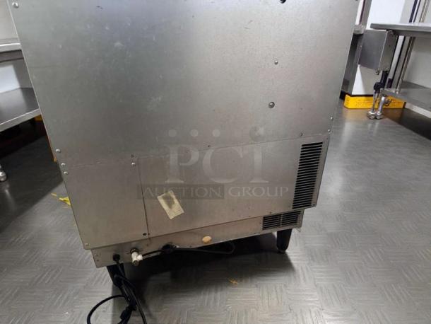 Hoshizaki KM-260BAH commercial ice maker, air-cooled, fully operational, NSF & UL listed, rear view, premium condition.