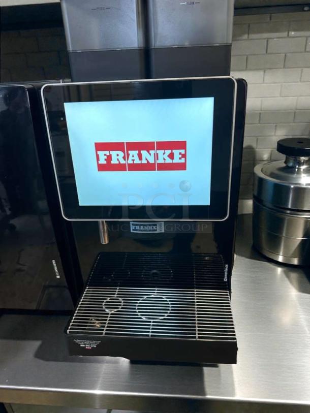 Brand new Franke A1000 FCS4050 commercial coffee machine, automatic espresso & hot beverages, UL/NSF listed.