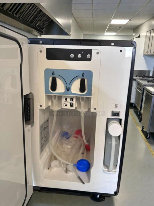 BRAND NEW Franke A1000 FCS4050 commercial coffee machine, automatic espresso maker, UL/NSF listed, interior view.