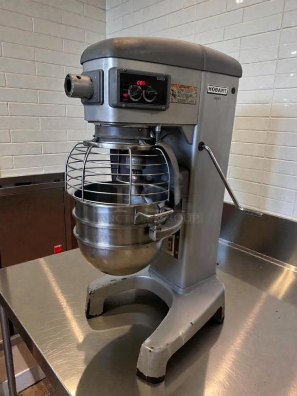 Hobart HL300 30 Qt Commercial Mixer, premium condition, 115V, UL & NSF listed, fully operational, with control features visible.