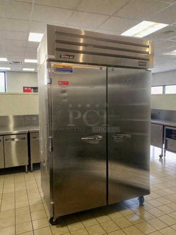 Turbo Air PRO-50F 2-door commercial freezer in premium condition, stainless steel, 115V, fully tested and working.