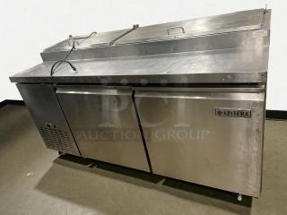 Kintera KRR70X refrigerated prep table in high-grade condition, 115V single phase, fully tested and working.