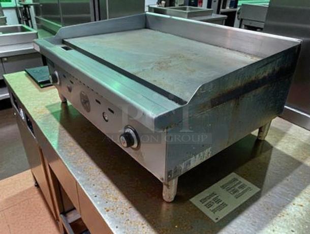 Premium Vulcan MSA36 36" commercial gas griddle with thermostatic controls, natural gas, fully tested, excellent condition.