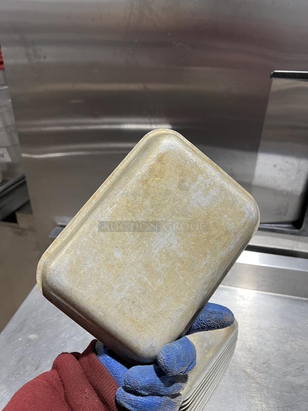 Commercial aluminum baking pan, lightly used, 11-piece set, durable build, ideal for professional kitchens.