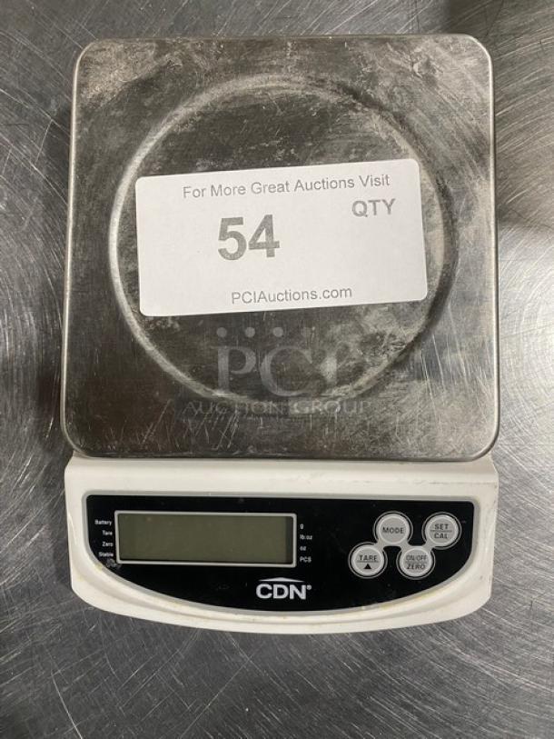 CDN Commercial Digital Weight Scale, Model SD2206, 22 lb capacity, used condition, visible control buttons and display.
