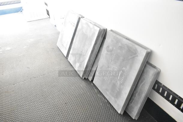 Southern Dimensions food trailer interior with Sub Zero insulation panels on textured floor. Ready for equipment installation.