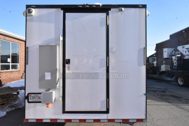 New 2021 unbranded cold food and beverage retail trailer with commercial-grade equipment, ready for use, clear title.