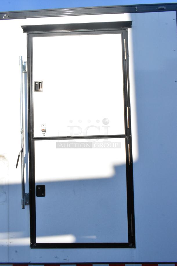 Unbranded cold food and beverage trailer, 2021 model, fully equipped, clear title, suitable for diverse culinary concepts.