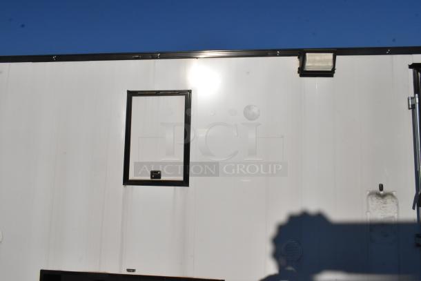 Unbranded cold food and beverage trailer, new 2021, fully outfitted with commercial-grade equipment, clear title.