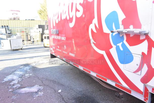 Brand new 2021 Titanium Cargo 28' food trailer shell, ready to be outfitted, featuring a security system. Sold with clear title.