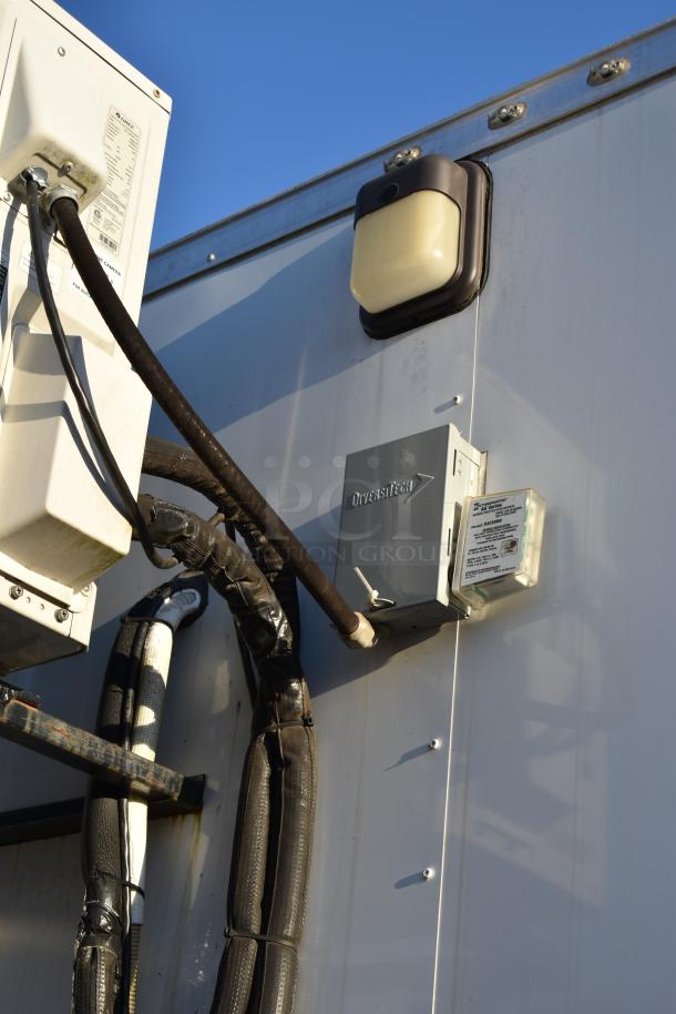 Brand new 2021 Nationwide 24' shell food trailer, external Gree air conditioning system, ready for customization.