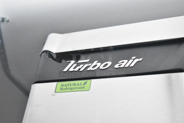 Turbo Air cooler detail with "Natural Refrigerant" label, part of a fully outfitted retail trailer from 2021.