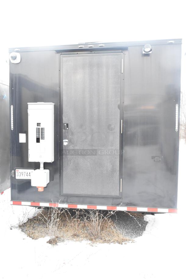 Unbranded cold food retail trailer, 2021 model, fully outfitted with Turbo Air coolers, True coolers, sinks, POS, AC, clear title.