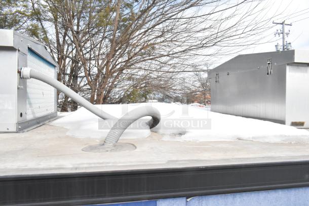 2020 Southern Dimensions 8.5' x 24' insulated trailer roof with cooling units and snow.