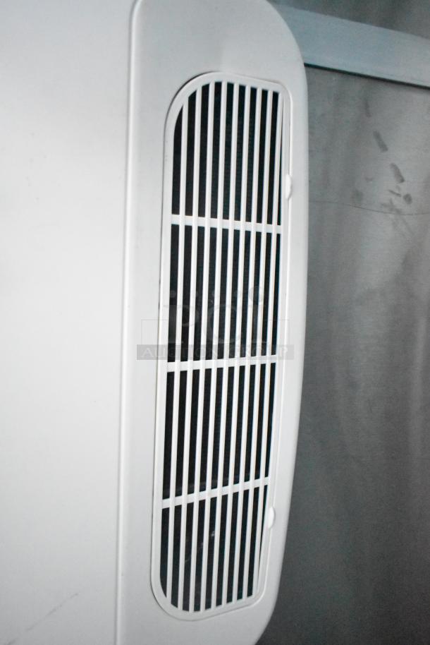 Vent detail of 2022 Rock Solid Cargo fast food trailer, featuring enclosed grating, part of a fully outfitted mobile kitchen.