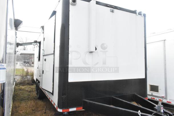 Southern Dimensions 24' cold food and beverage trailer, unbranded, fully equipped with commercial-grade appliances, ready for use.