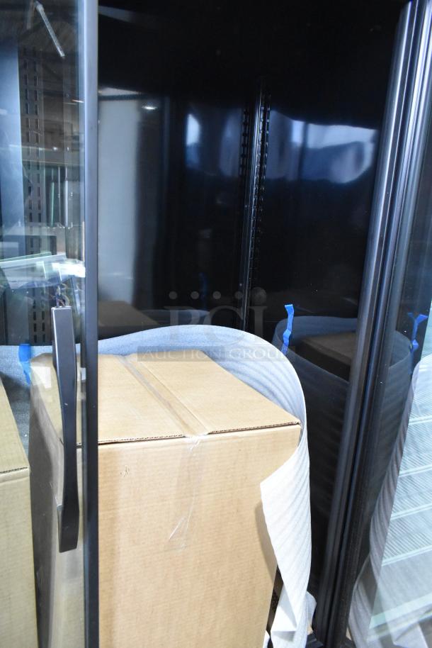 Brand new 2025 True TVM-48SL-HC commercial 2-door reach-in cooler, 115V, 1-phase. Scratch and dent.