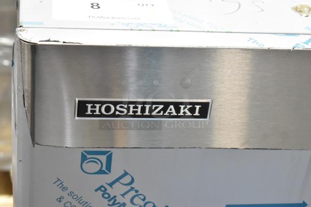 Brand new Hoshizaki KM-2200SWJ3 commercial ice machine, 2221 lb/24 hr capacity, 208-230V, 3 phase, stainless steel.