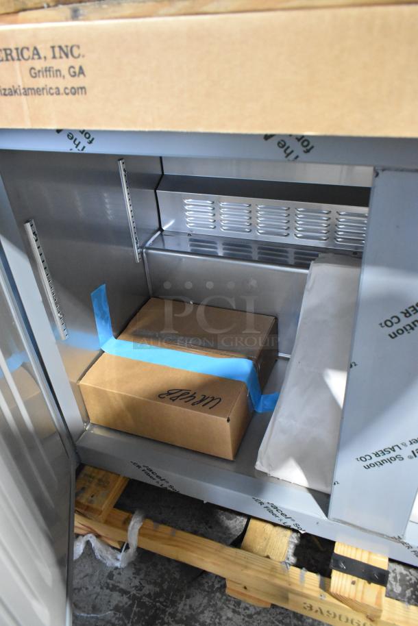 Brand new Hoshizaki UR48B commercial undercounter cooler, 2-door, 115V, 1 phase. Scratch and dent condition.