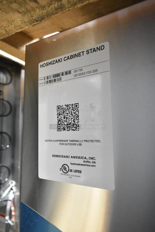 BRAND NEW 2025 Hoshizaki SD-750 icemaker/dispenser stand with lockable doors, UL listed, for outdoor use.