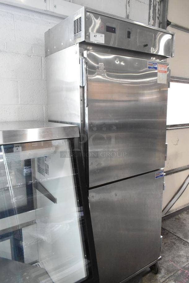 Bevles CS82 Commercial Heated Holding Proofing Cabinet with stainless steel finish, on casters, 120V, 1 Phase.