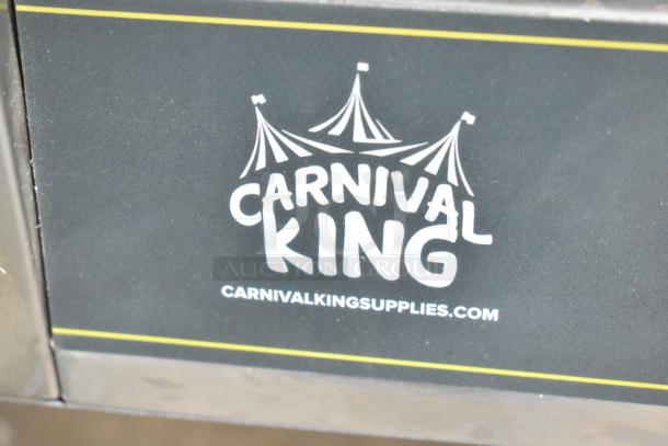 Carnival King 382HDRG30 Hot Dog Roller, 2024 model, countertop design, 120V, 1 phase, logo visible, new condition.