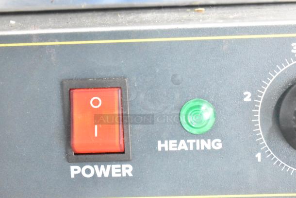 2024 Carnival King 382HDRG30 Hot Dog Roller with power switch and heating indicator. 120V, 1 Phase.