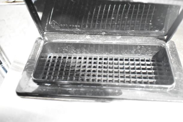 Galaxy 177GCM2B Pourover Coffee Maker water reservoir, BPA-free, indicates quality and safety for commercial use.