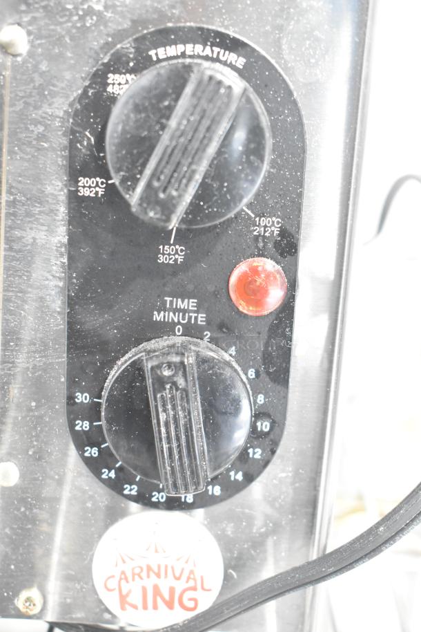 Carnival King 382CPO12TS Countertop Pizza Oven, adjustable thermostat, stainless steel, 120V, 1-Phase, excellent condition.