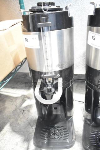 Avantco 177CS15 VT15-001 1.5 Gallon Thermal Coffee Server with stand, stainless steel, visible capacity gauge, new condition.