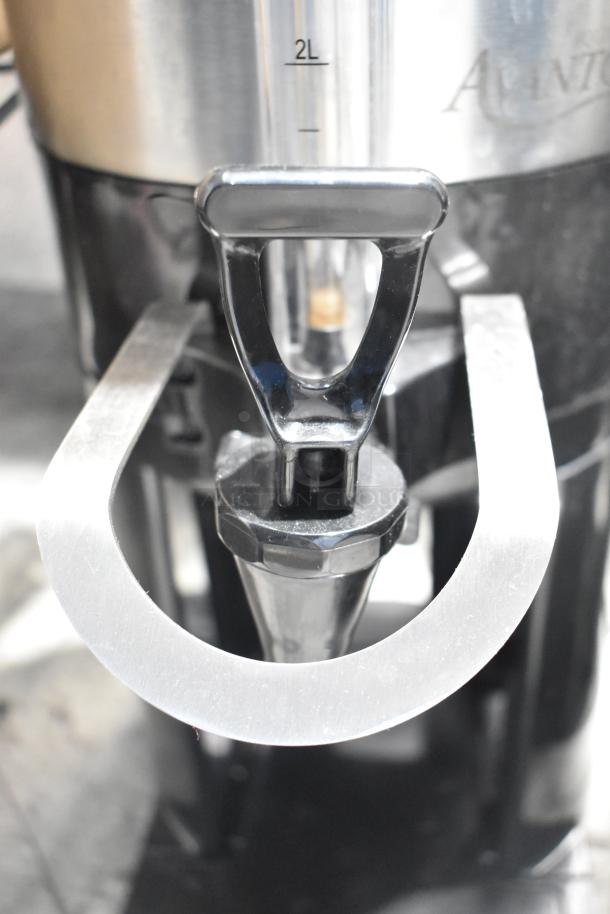 Avantco 177CS15 VT15-001 1.5 Gallon Coffee Server, stainless steel finish, 2L markings, sturdy nozzle.