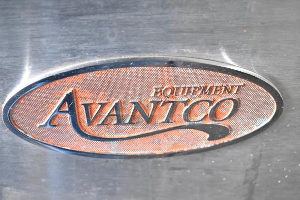 2020 Avantco FF518-N commercial deep fat fryer, natural gas powered, 150,000 BTU, with Avantco logo visible.