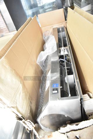 BRAND NEW Curton PRO=AP-2-36-1-SS Air Curtain, 120V, 1 Phase, in original packaging with minor box damage.