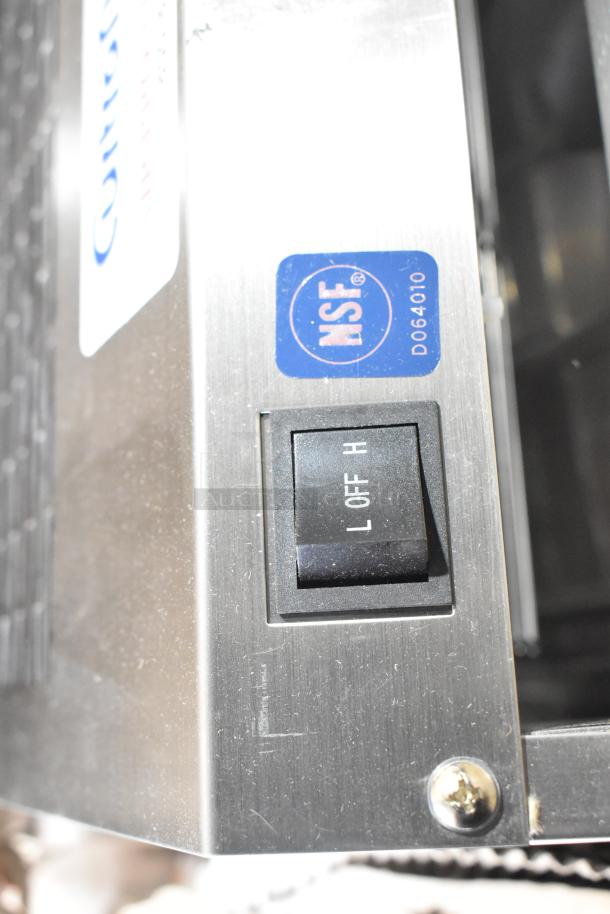 BRAND NEW Curton PRO=AP-2-36-1-SS Air Curtain, 120V, 1 Phase. Scratch and dent condition. NSF label visible.