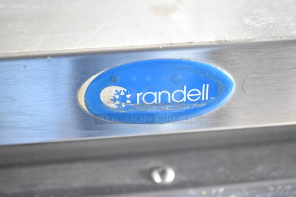 Randell 9404-32D-7 undercounter cooler with a visible logo, 2 drawers, 115 volts, 1 phase, untested due to cut power cord.