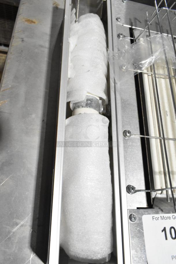 Hatco Commercial Warming Strip, 120 Volts, 1 Phase, stainless steel, good condition, some foam packaging attached.