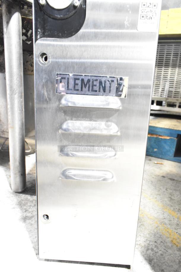 Jun-Air stainless steel Element 7 Nitro Brew Nitrogen Generator, 120V, 1 Phase, with visible label and stainless finish.