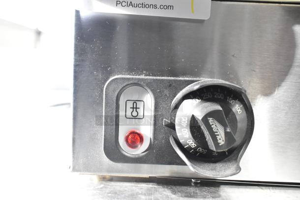 Vollrath Cayenne FTA 8024 electric griddle control panel, voltmeter, temperature dial; 220V, 1 Phase.