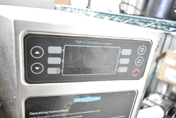 Turbochef HhC2020 conveyor oven, features control panel, electric, 208/240V, 3-phase, commercial use, visible brand logo.