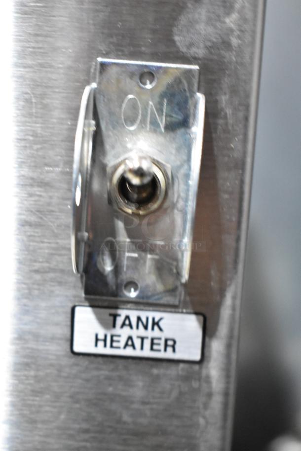 2025 Bunn CWTF15-APS Coffee Machine, brand new with scratch and dent. 120 volts, 1 phase. Tank heater switch shown.