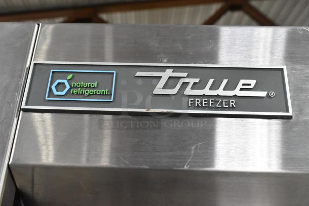 2021 True T-19F-HC Commercial Freezer, 115V, with natural refrigerant label on stainless steel exterior.