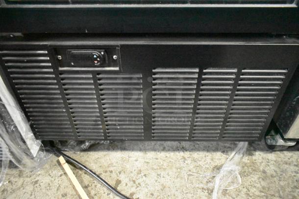 2019 Habco SE18 commercial single door reach-in cooler, 115 volts, 1 phase; front view showing vent and temperature control.