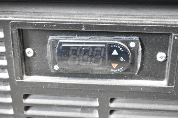 2019 Habco SE18 commercial single door cooler, digital temperature controls, 115 volts, 1 phase.