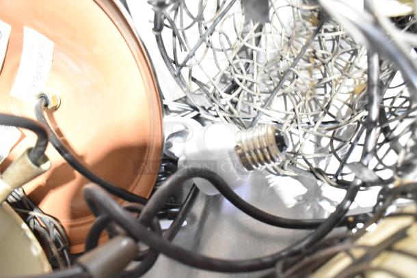 11 various light fixtures, assorted designs, metal and ceramic materials, includes wiring; sold as a lot, 11 times your bid.