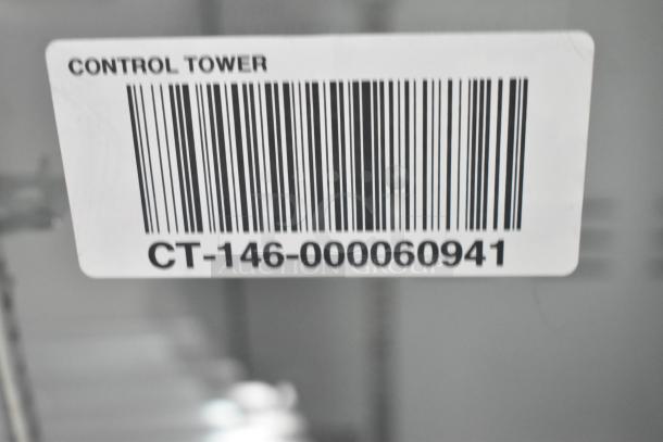 Barcode label on 2019 Habco SE18 Reach In Cooler Merchandiser, serial CT-146-000060941, 115 Volts, 1 Phase.