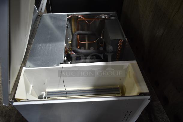 BRAND NEW Scotsman MC0330MAX-1A ice machine, 30" width, showing internal components, 400 lb capacity, 115V, minor scratches.