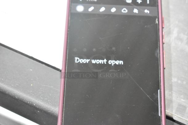 New 2025 Amana RC30S2 stainless steel commercial microwave, heavy-duty with push button controls. Scratch and dent condition. 208/240V, 1 phase.